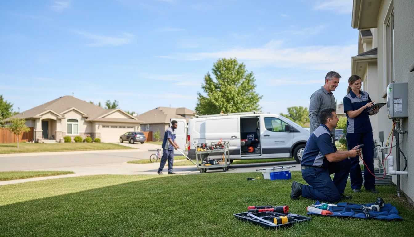Tankless water heater service in Mcleod, ND